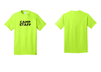 NYC Factory Camp Staff T-Shirt - Front Only - Safety Green
