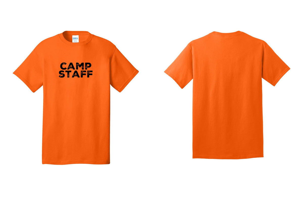 NYC Factory Camp Staff T-Shirt - Front Only - Safety Orange