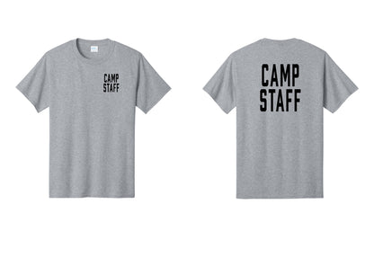 NYC Factory Unisex Camp Staff Classic T-Shirt - Chest + Back - Athletic Heather