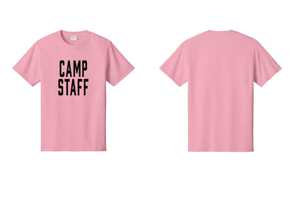 NYC Factory Unisex Camp Staff Classic T-Shirt - Front Only - Candy Pink
