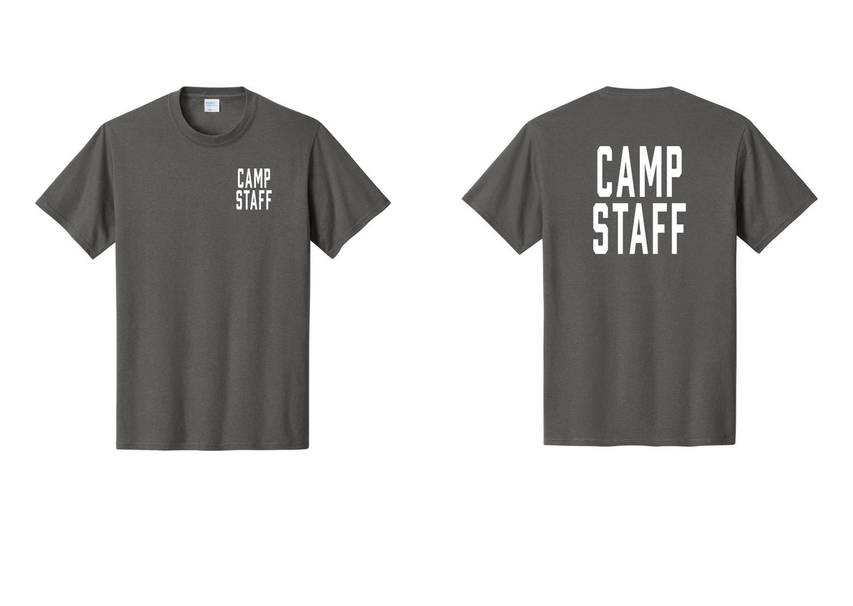 NYC Factory Unisex Camp Staff Classic T-Shirt - Chest + Back - Charcoal