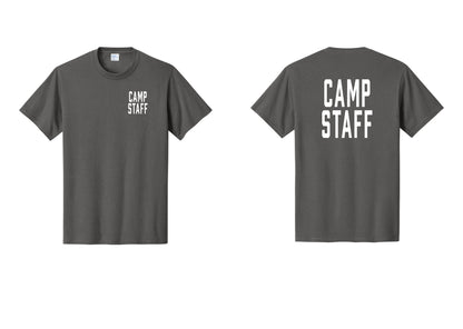 NYC Factory Unisex Camp Staff Classic T-Shirt - Chest + Back - Charcoal