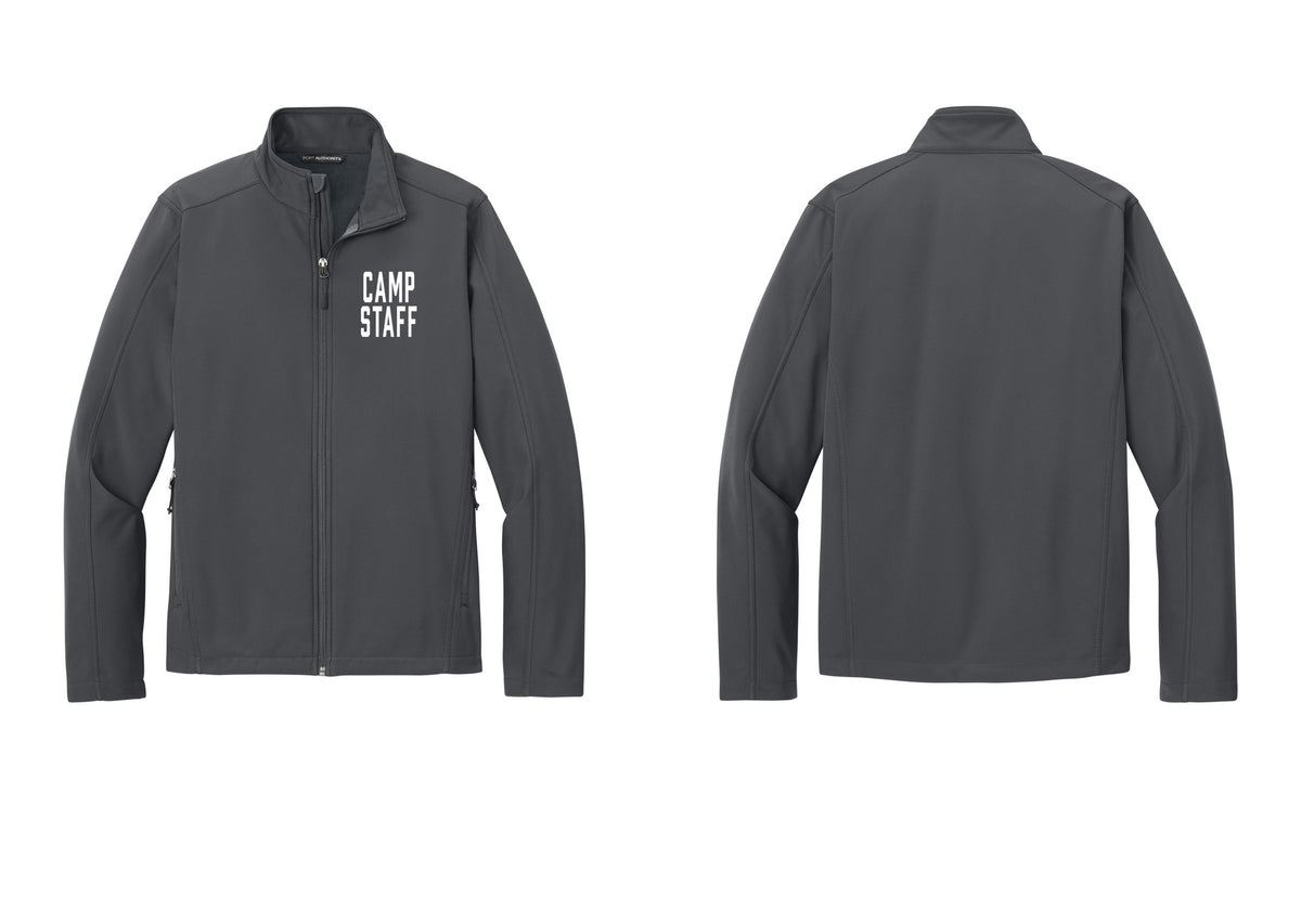 NYC Factory Camp Staff Soft Shell Jacket (Classic) - Chest Only - Battleship Grey