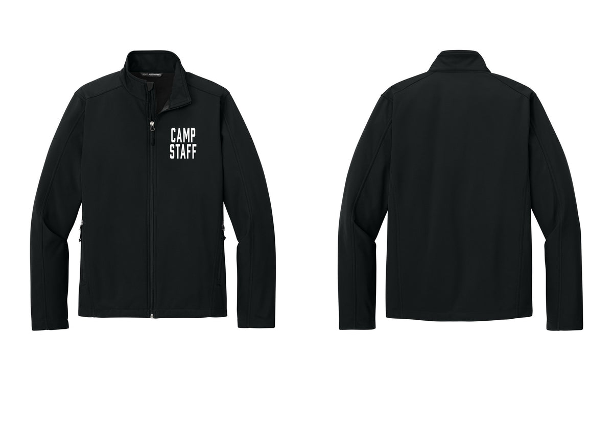 NYC Factory Camp Staff Soft Shell Jacket (Classic) - Chest Only - Black
