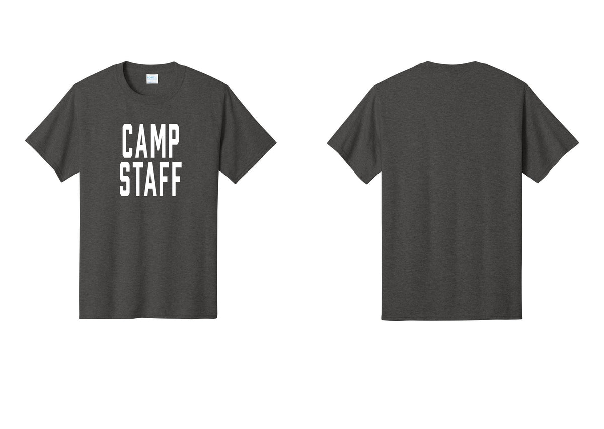 NYC Factory Unisex Camp Staff Classic T-Shirt - Front Only - Dark Heather Grey
