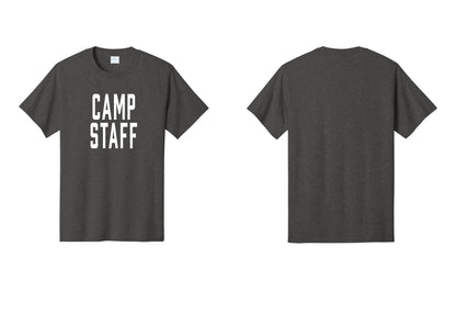 NYC Factory Unisex Camp Staff Classic T-Shirt - Front Only - Dark Heather Grey