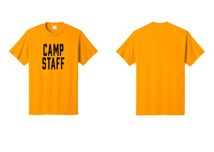 NYC Factory Unisex Camp Staff Classic T-Shirt - Front Only - Gold