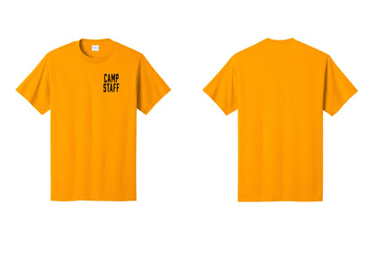 NYC Factory Unisex Camp Staff Classic T-Shirt - Chest Only - Gold