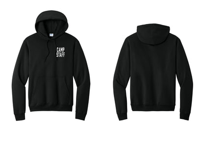 NYC Factory Camp Staff Cotton Fleece Pullover Hoodie (Classic) - Chest Only - Black