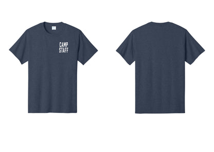 NYC Factory Unisex Camp Staff Classic T-Shirt - Chest Only - Heather Navy