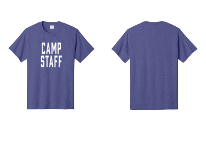 NYC Factory Unisex Camp Staff Classic T-Shirt - Front Only - Heather Purple