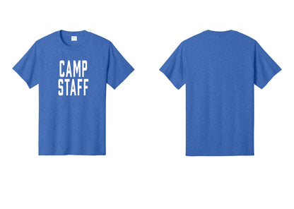 NYC Factory Unisex Camp Staff Classic T-Shirt - Front Only - Heather Royal
