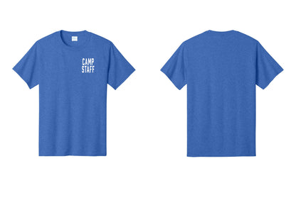 NYC Factory Unisex Camp Staff Classic T-Shirt - Chest Only - Heather Royal