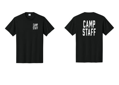 NYC Factory Unisex Camp Staff Classic T-Shirt - Chest + Back - Black
