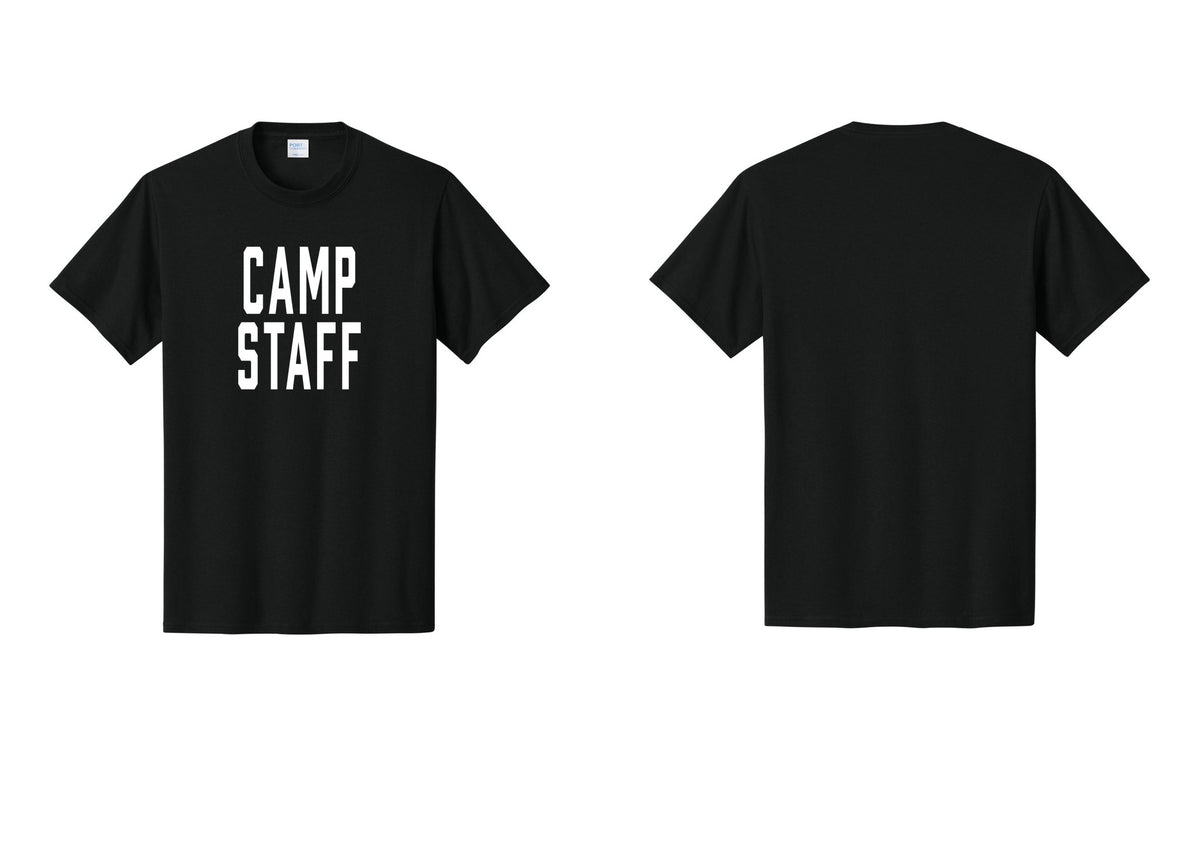 NYC Factory Unisex Camp Staff Classic T-Shirt - Front Only - Black
