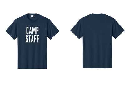 NYC Factory Unisex Camp Staff Classic T-Shirt - Front Only - Navy