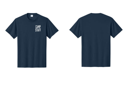 NYC Factory Unisex Camp Staff Classic T-Shirt - Chest Only - Navy