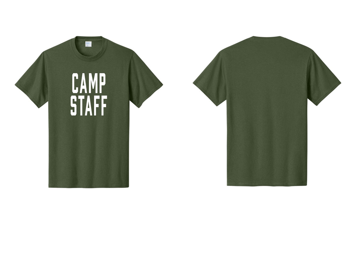 NYC Factory Unisex Camp Staff Classic T-Shirt - Front Only - Olive