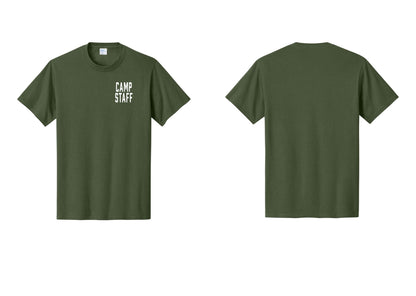 NYC Factory Unisex Camp Staff Classic T-Shirt - Chest Only - Olive
