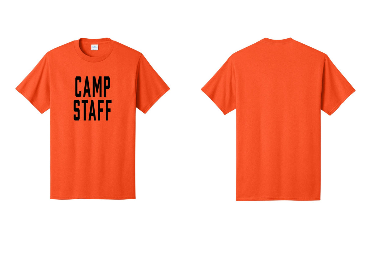 NYC Factory Unisex Camp Staff Classic T-Shirt - Front Only - Orange