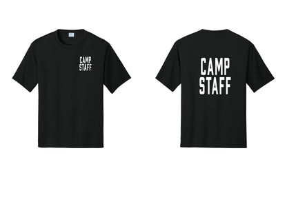 NYC Factory Camp Staff Performance T-Shirt (Classic) - Chest + Back - Black