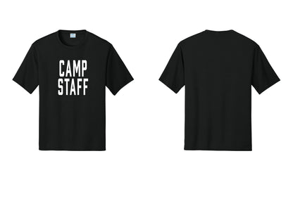 NYC Factory Camp Staff Performance T-Shirt (Classic) - Front Only - Black