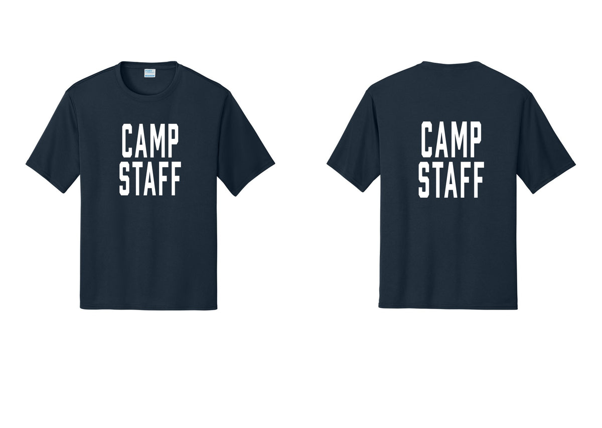 NYC Factory Camp Staff Performance T-Shirt (Classic) - Front + Back - Navy