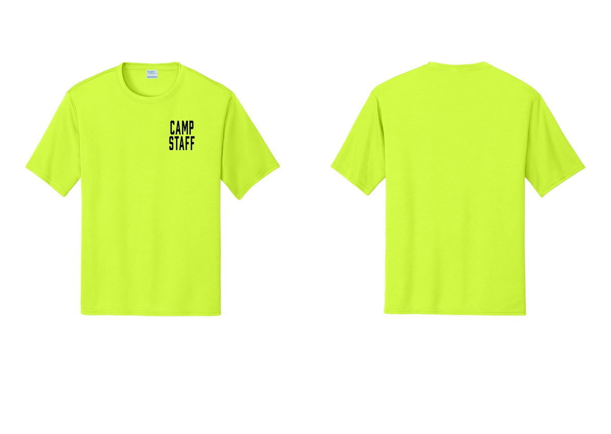 NYC Factory Camp Staff Performance T-Shirt (Classic) - Chest Only - Neon Yellow