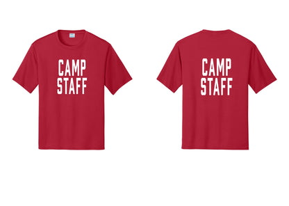 NYC Factory Camp Staff Performance T-Shirt (Classic) - Front + Back - Red
