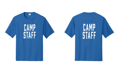NYC Factory Camp Staff Performance T-Shirt (Classic) - Front + Back - Royal