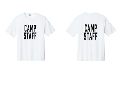 NYC Factory Camp Staff Performance T-Shirt (Classic) - Front + Back - White
