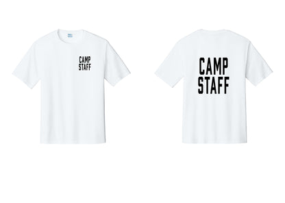 NYC Factory Camp Staff Performance T-Shirt (Classic) - Chest + Back - White