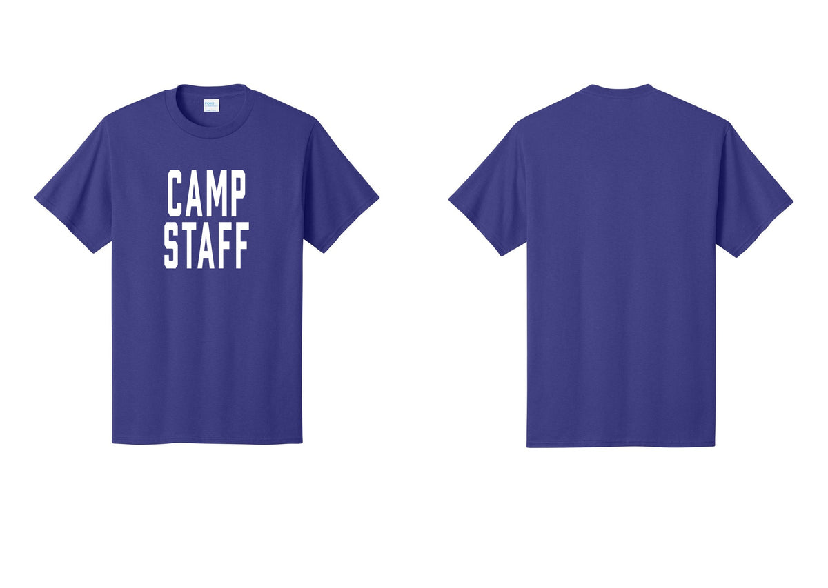NYC Factory Unisex Camp Staff Classic T-Shirt - Front Only - Purple