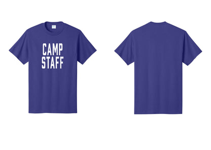 NYC Factory Unisex Camp Staff Classic T-Shirt - Front Only - Purple