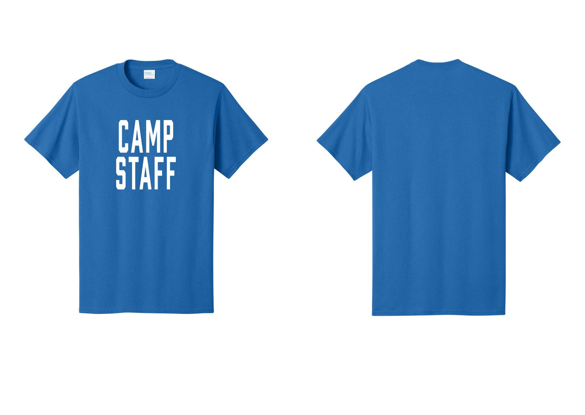 NYC Factory Unisex Camp Staff Classic T-Shirt - Front Only - Royal
