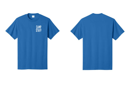 NYC Factory Unisex Camp Staff Classic T-Shirt - Chest Only - Royal
