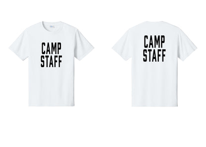 NYC Factory Unisex Camp Staff Classic T-Shirt - Front + Back - White