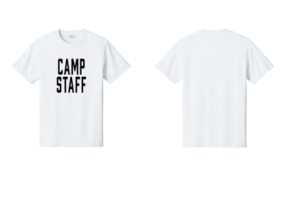 NYC Factory Unisex Camp Staff Classic T-Shirt - Front Only - White