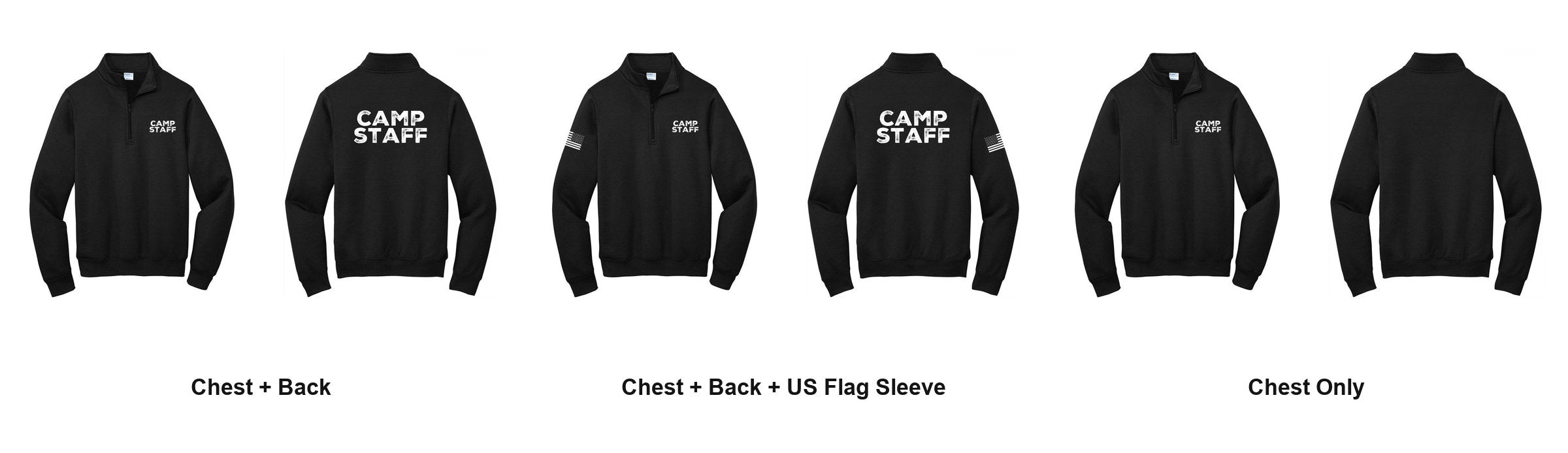 CAMP STAFF print layouts