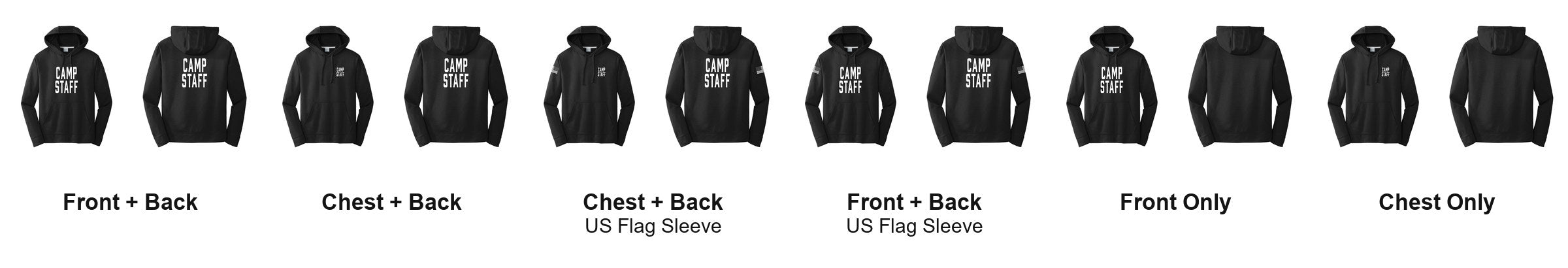 CAMP STAFF print layouts