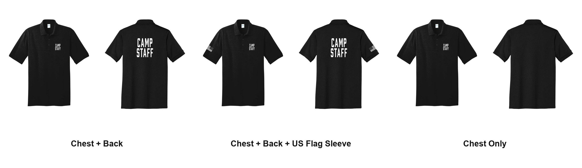 CAMP STAFF print layouts