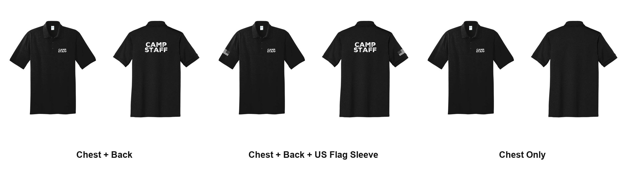 CAMP STAFF print layouts