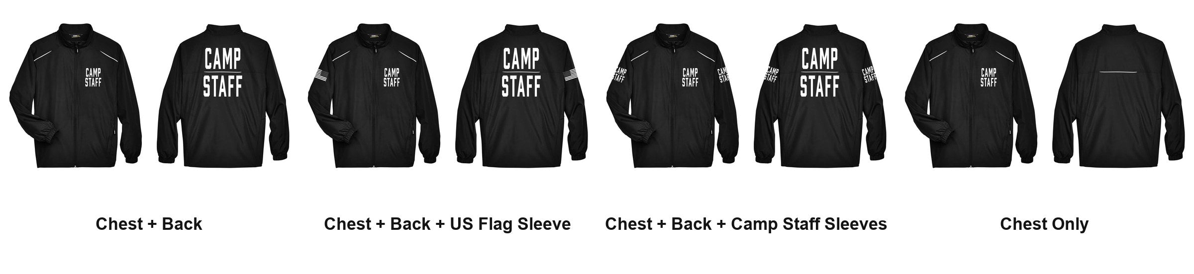CAMP STAFF print layouts