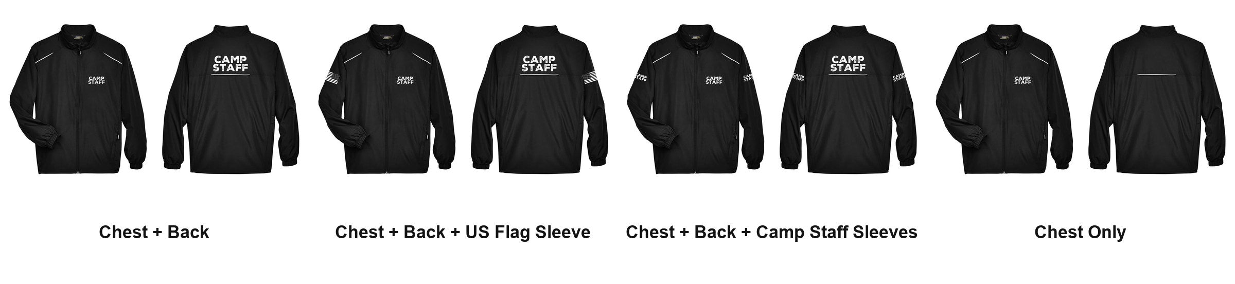 CAMP STAFF print layouts