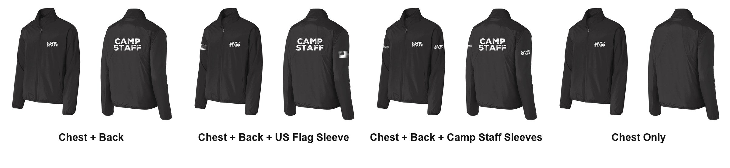 CAMP STAFF print layouts
