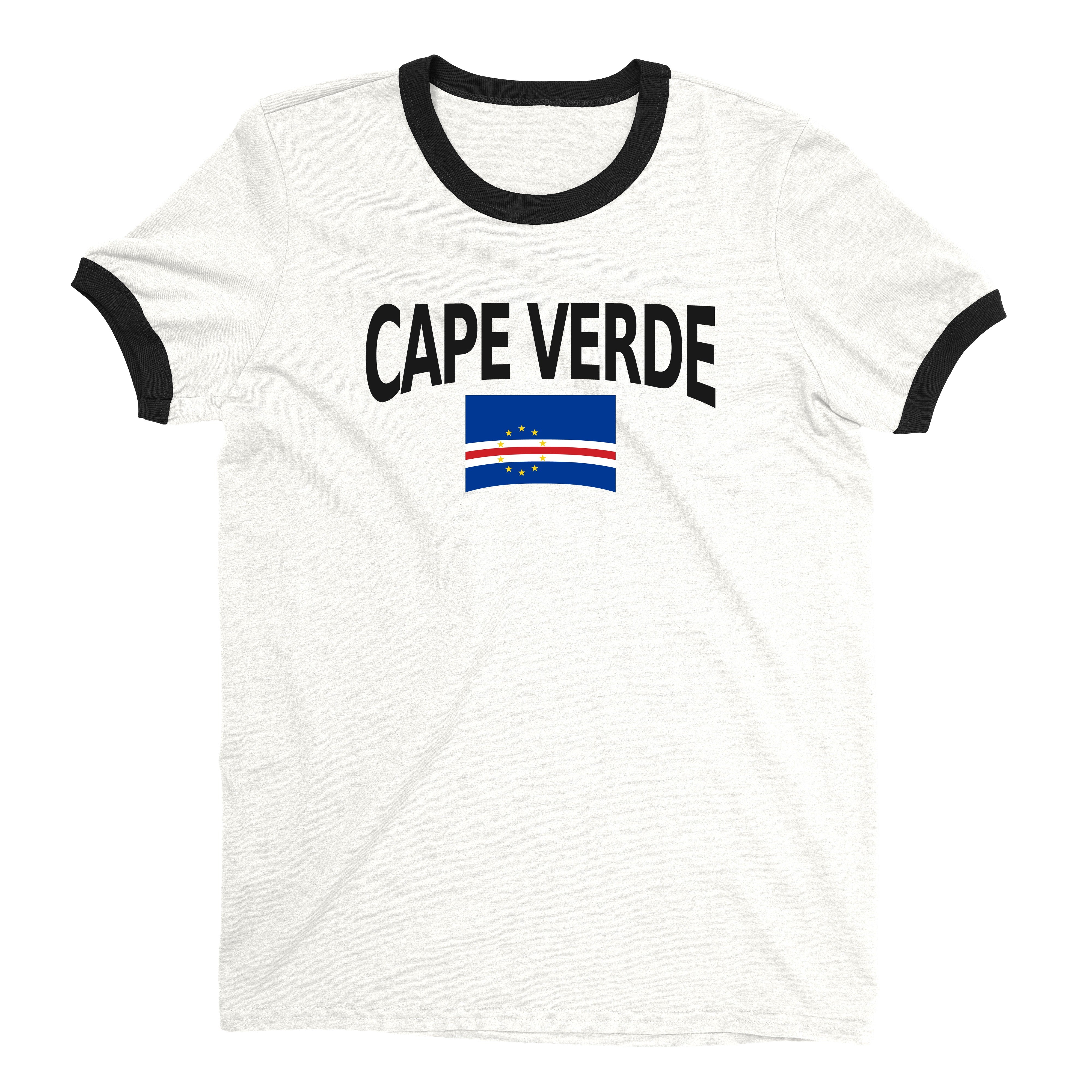 Cape Verde World Cup Ringer Tee Unisex T-Shirt -- NYC Factory