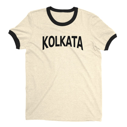 Kolkata Ringer Tee — Natural