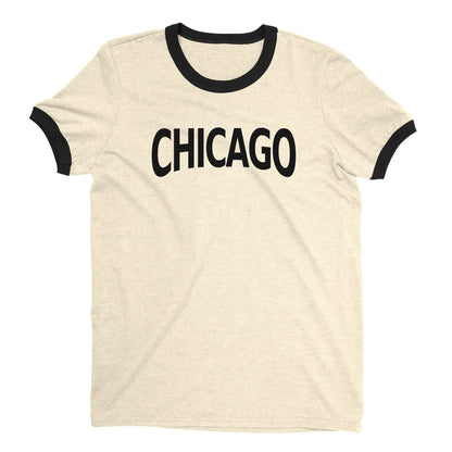 Chicago Ringer Tee — Natural