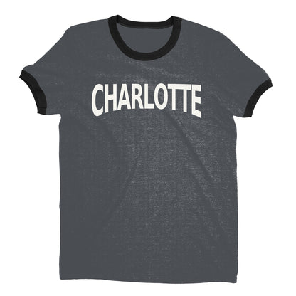 Charlotte Ringer Tee — Dark Heather