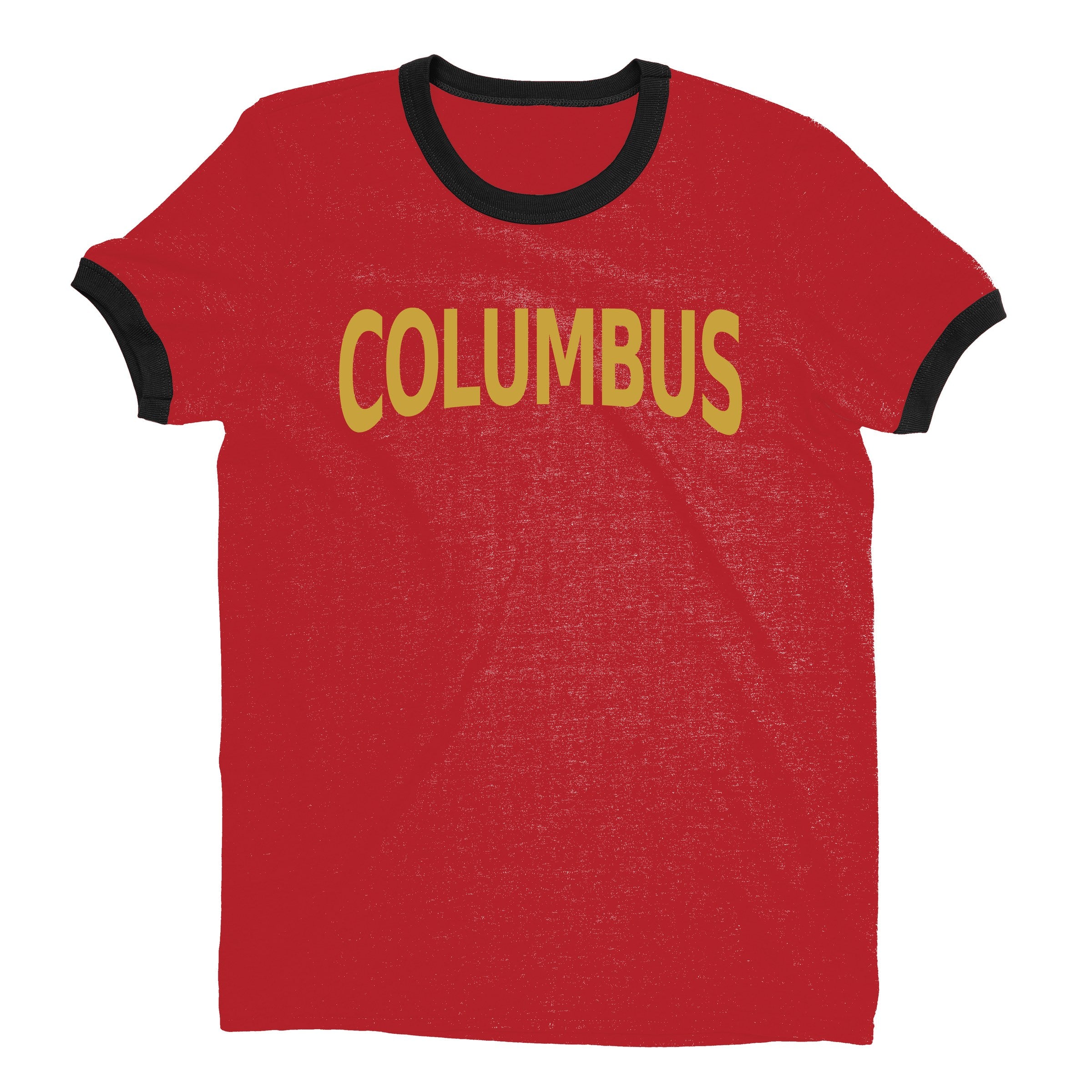 Columbus Ringer Tee — Red